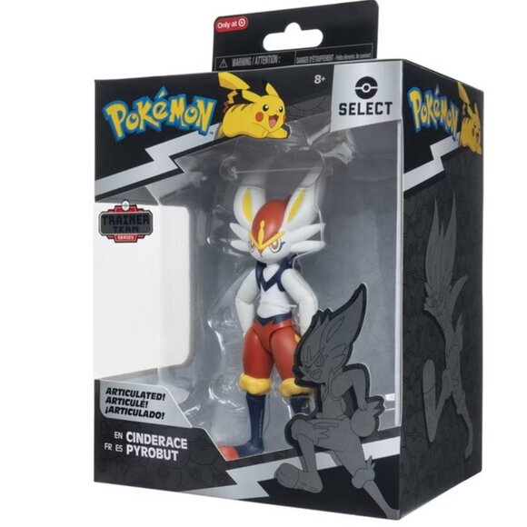 New Sealed Pokémon Select Series 9 Cinderace Exclusive Limited Ed Action Figure - Picture 7 of 9
